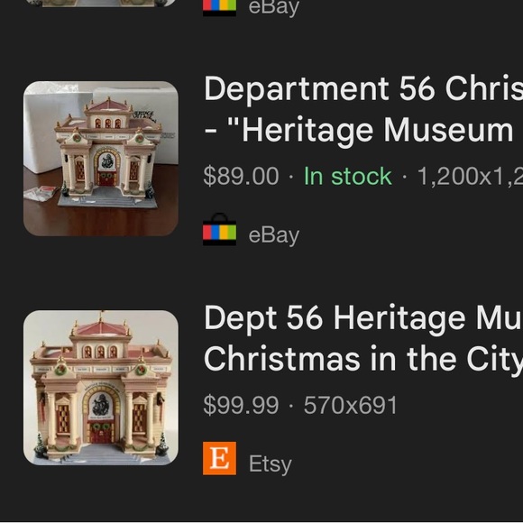 Department 56 Christmas In The City Series "Heritage Museum Of Art" #58831 - Picture 15 of 15